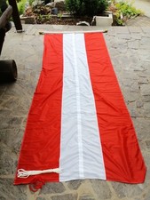 Österreich  Mastfahne 290 x 123cm mit Ösen und Befestigung Stab von Fahnen Koch
