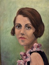 Ein altes Öl Portrait