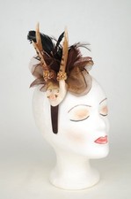 Trachtenschmuck  Haarschmuck WIESN DAHOAM ! handgemacht Strass Geweih braun NEU