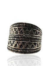 ::SILBER RING °GEPRÜFT ETHNO
