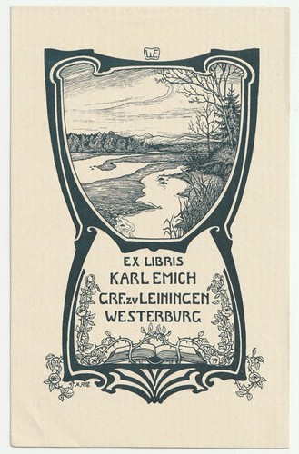 Willy ehringhausen exlibris - willy, ehringhausen:
