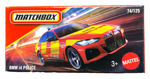 Matchbox bmw police fire - bmw,