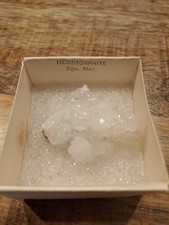 Hemimorphit Kristallstufe Mexiko 21g 4,5x3cm Mineralien Sammlung Deko Rarität