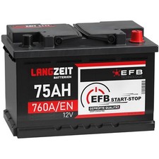 LANGZEIT EFB Batterie 75Ah 12V