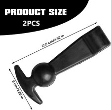 2 Stück Haubenhalter 125 mm