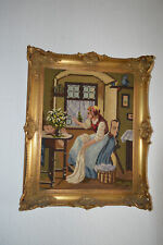 Gobelin Stickbild  "Mädchen