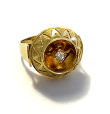 Antiker Brillantring 585 er