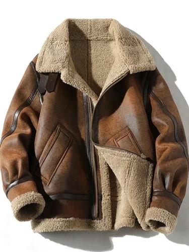 Herren braun lammfell - herren,