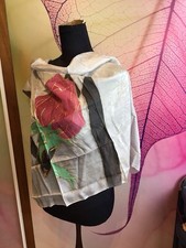 HAPPINESS  Fabelhaftes  Muster Seidentuch Rosa   Halstuch Schal 90 x 90 Neu