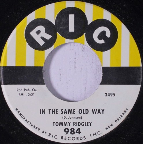 Tommy ridgley the same - in,