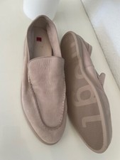 högl unisex Slipper Echtleder Pumps im Mokassin-Style Hellgrau "ansehen"
