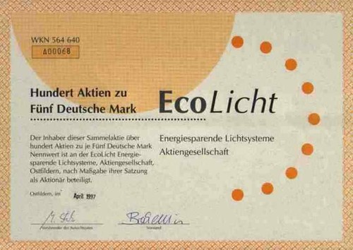 Ecolicht lichtsysteme 1997 - ecolicht,