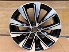 1x Alufelge 19 Zoll 7.0" 5x114.3 32ET Glanz Schwarz 403004862R Renault Rim Wheel