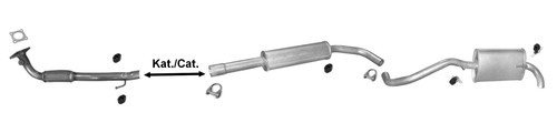 Auspuff für lupo 4 16v - vw,