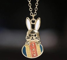 Goldene Osterhasen Halskette