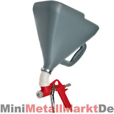 TRICHTERPISTOLE 7,5L GELENK SPRITZPISTOLE FASSADE PUTZPISTOLE BAUMWOLLPUTZ DÜSEN