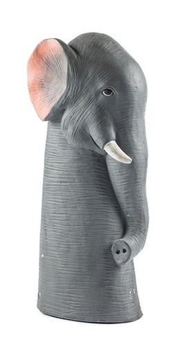 Elefant kopf büste grau - elefant,