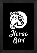 Gerahmtes Wandbild Pferd