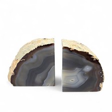 Achat Buchstützen 916g - Bookend - für Bücher, Briefe, Hefte - Edelstein natur