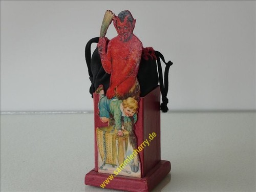 Krampus aus pappe karton - aus, pappe/karton