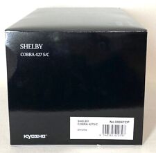 Kyosho Original 1/18 SHELBY COBRA 427 S/C (CHROME) Silber KS08047CP Neu