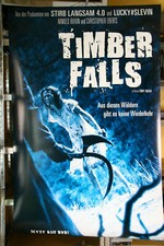 Original Filmposter Papierbanner Gerollt Timber Falls Shrooms ca. 1,10 x 1,80m