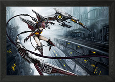 Anime gerahmtes Wandbild