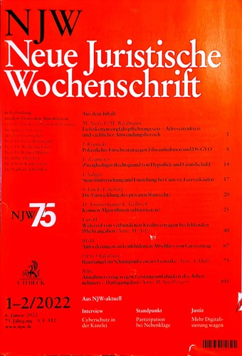 Njw 2022 neue - njw,