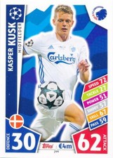 Match Attax Champions League 17/18 - 299 - Kasper Kusk - FC Kobenhavn