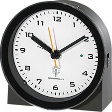 infactory Funkwecker analog: Funkuhr mit Weckfunktion (Funkuhr Wecker)