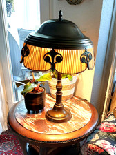 Tischlampe Jugendstil Ca. 1910/20Jahr. Messing