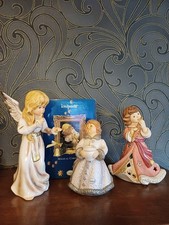 Goebel Weihnacht Engel mit Glocke 31 cm, Sanfte Töne u. Barockengel