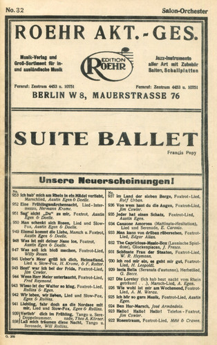 Suite ballet francis popy - suite-ballet,,