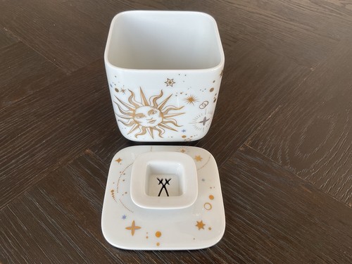 Meissen porzellan deckeldose - meissen,