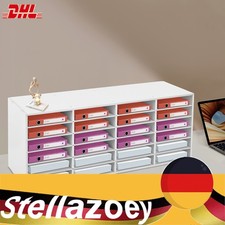 24Fächer Papier Post Organizer Datei Klassifizierung Schrank Literatur Organizer