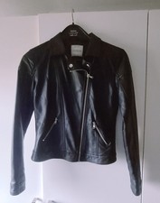 *Girls United*schicke Lederjacke (Polyurethan)◇ schwarz◇Gr. 158-164