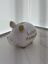 Sparschwein 9,5cm Hochzeit Geburtstag Urlaub Danke Trinkgeld Luxus Schwein