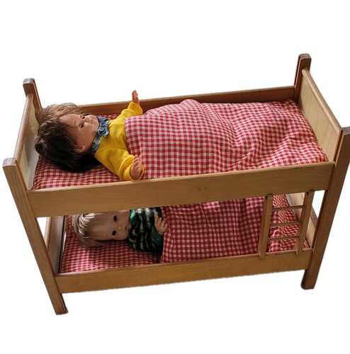 Puppen etagenbett 70iger jahre - puppen,