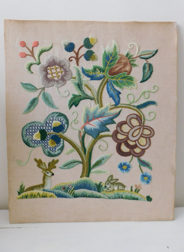 Vintage handbestickte