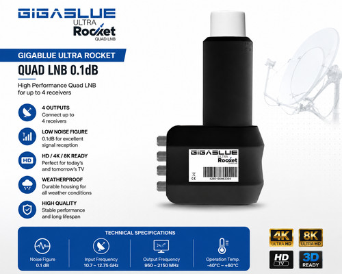 Gigablue ultra rocket quadlnb - ultra,