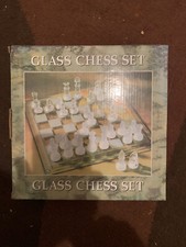 Schachspiel aus Glas 20x20cm