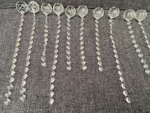 Kristal glas lüster gehänge - kristal-glas,