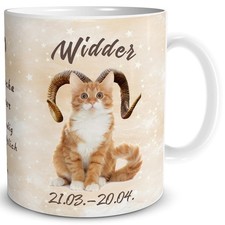 Tasse Katze Sternzeichen