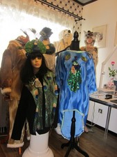 Kostüm Damen Pfau Gr. 36/38