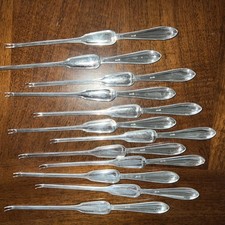 Hummergabel In 800 Silber Fischbesteck. 12 Stück Pro Gabel 75€