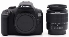 Canon EOS 2000D Spiegelreflexkamera mit Objektiv EF-S 18-55 F3.5-5.6 III 24,1MP