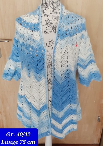 Jacke 42 gehäkelt - 40/42,