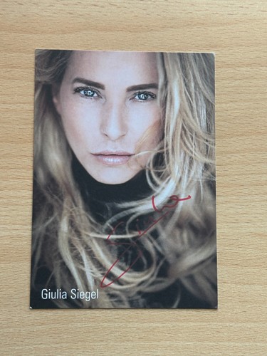 Giulia siegel autogrammkarte - -,