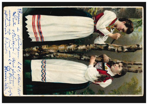 Künstler christiania zwei - künstler-ak,