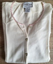 Cardigan/ Strickjacke Oscar by Oscar de la Renta mit Applikationen XS